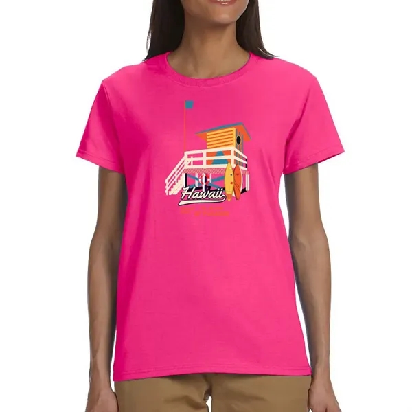 Gildan Ultra Cotton Ladies T-shirt - Gildan Ultra Cotton Ladies T-shirt - Image 9 of 25