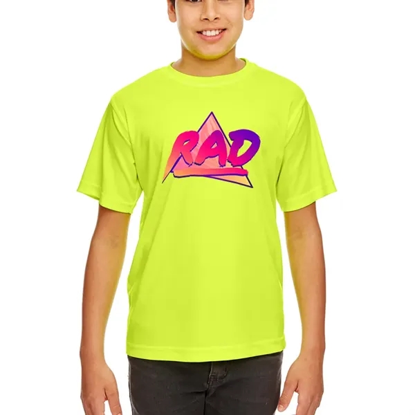 UltraClub® Youth Cool & Dry Performance T-Shirt - UltraClub® Youth Cool & Dry Performance T-Shirt - Image 4 of 21