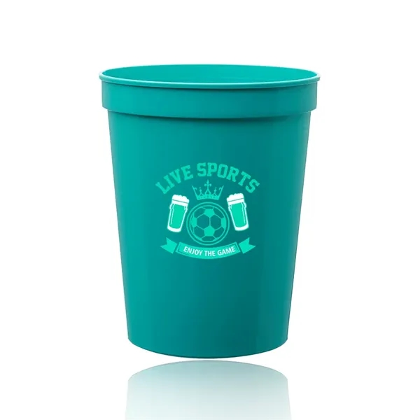 16 oz Reusable Plastic Stadium Cup - 16 oz Reusable Plastic Stadium Cup - Image 10 of 18