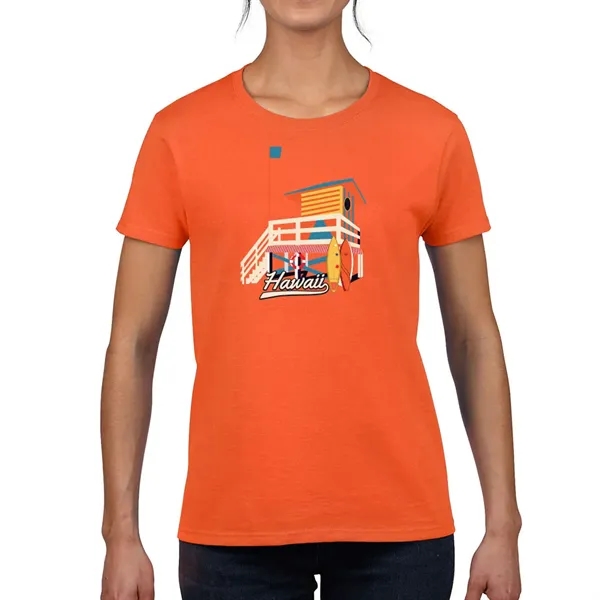 Gildan Ultra Cotton Ladies T-shirt - Gildan Ultra Cotton Ladies T-shirt - Image 16 of 25