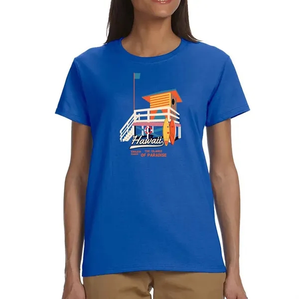 Gildan Ultra Cotton Ladies T-shirt - Gildan Ultra Cotton Ladies T-shirt - Image 20 of 25