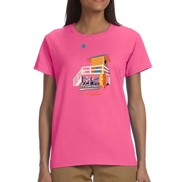 Gildan Ultra Cotton Ladies T-shirt - Gildan Ultra Cotton Ladies T-shirt - Image 22 of 25