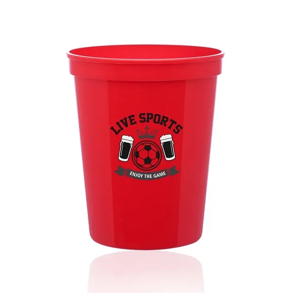 16 oz Reusable Plastic Stadium Cup - 16 oz Reusable Plastic Stadium Cup - Image 13 of 18