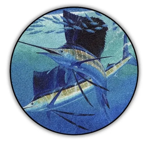 Full Color Printed Carpet ROUND Company Rug - Oversized Logo - Full Color Printed Carpet ROUND Company Rug - Oversized Logo - Image 0 of 0