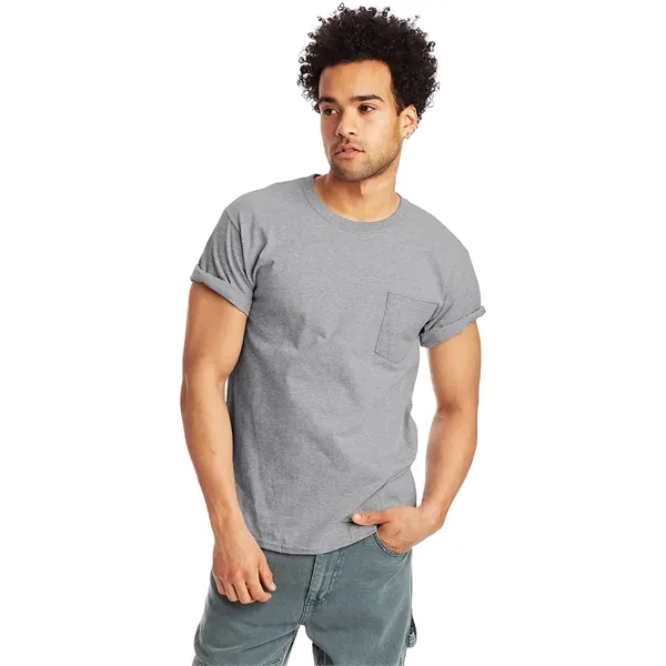 Hanes Men's Authentic-T Pocket T-Shirt - Hanes Men's Authentic-T Pocket T-Shirt - Image 73 of 104