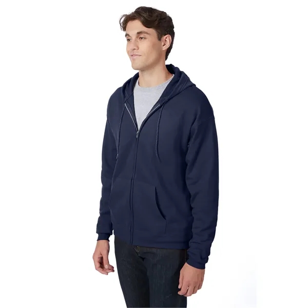 Hanes Adult EcoSmart® Full-Zip Hooded Sweatshirt - Hanes Adult EcoSmart® Full-Zip Hooded Sweatshirt - Image 50 of 53