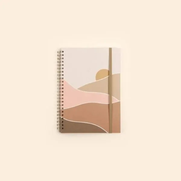 JOURNAL - 8.5 X 6 - WIRE - BLACK AND WHITE GUTS - X - JOURNAL - 8.5 X 6 - WIRE - BLACK AND WHITE GUTS - X - Image 2 of 3