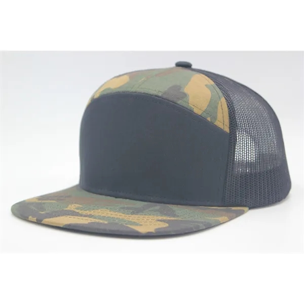 7 panel Hybrid trucker cap - 7 panel Hybrid trucker cap - Image 12 of 20