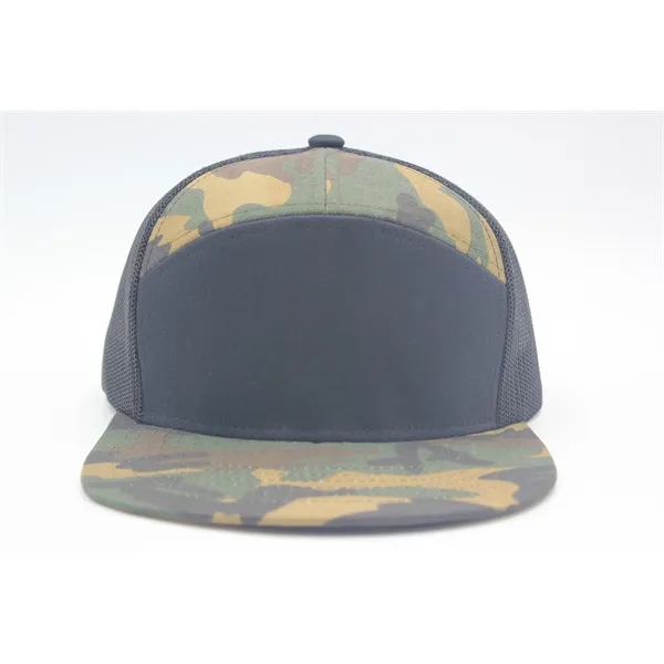 7 panel Hybrid trucker cap - 7 panel Hybrid trucker cap - Image 13 of 20