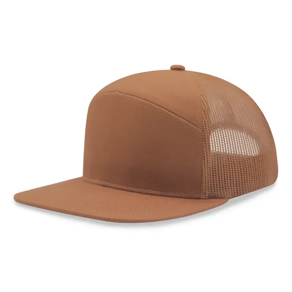 7 panel Hybrid trucker cap - 7 panel Hybrid trucker cap - Image 14 of 20