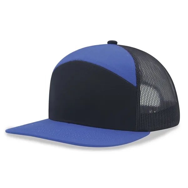 7 panel Hybrid trucker cap - 7 panel Hybrid trucker cap - Image 15 of 20