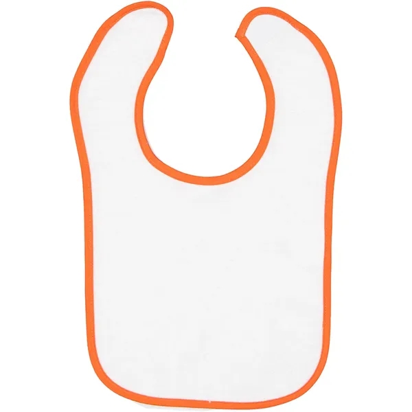 Rabbit Skins Infant Contrast Trim Terry Bib - Rabbit Skins Infant Contrast Trim Terry Bib - Image 8 of 10