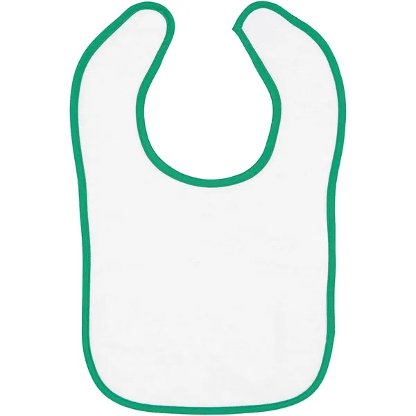 Rabbit Skins Infant Contrast Trim Terry Bib - Rabbit Skins Infant Contrast Trim Terry Bib - Image 10 of 10