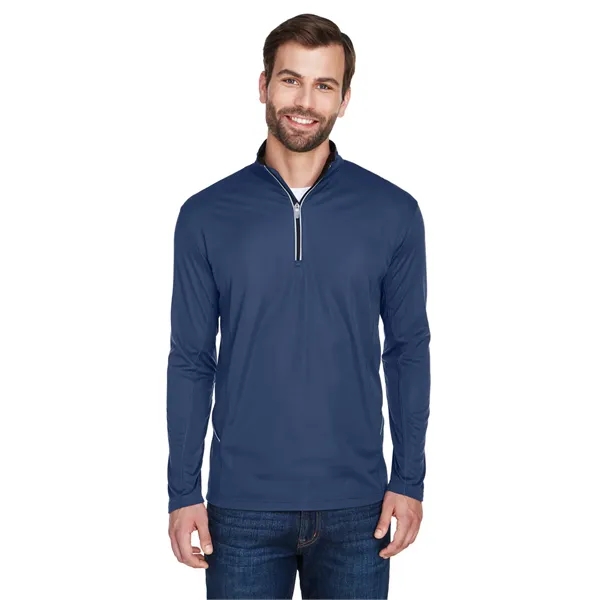 UltraClub Men's Cool & Dry Sport Quarter-Zip Pullover - UltraClub Men's Cool & Dry Sport Quarter-Zip Pullover - Image 14 of 49