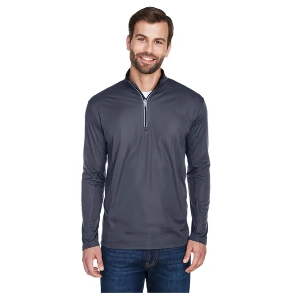 UltraClub Men's Cool & Dry Sport Quarter-Zip Pullover - UltraClub Men's Cool & Dry Sport Quarter-Zip Pullover - Image 15 of 49