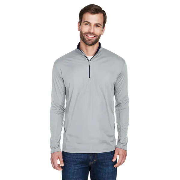 UltraClub Men's Cool & Dry Sport Quarter-Zip Pullover - UltraClub Men's Cool & Dry Sport Quarter-Zip Pullover - Image 25 of 49