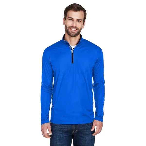 UltraClub Men's Cool & Dry Sport Quarter-Zip Pullover - UltraClub Men's Cool & Dry Sport Quarter-Zip Pullover - Image 28 of 49