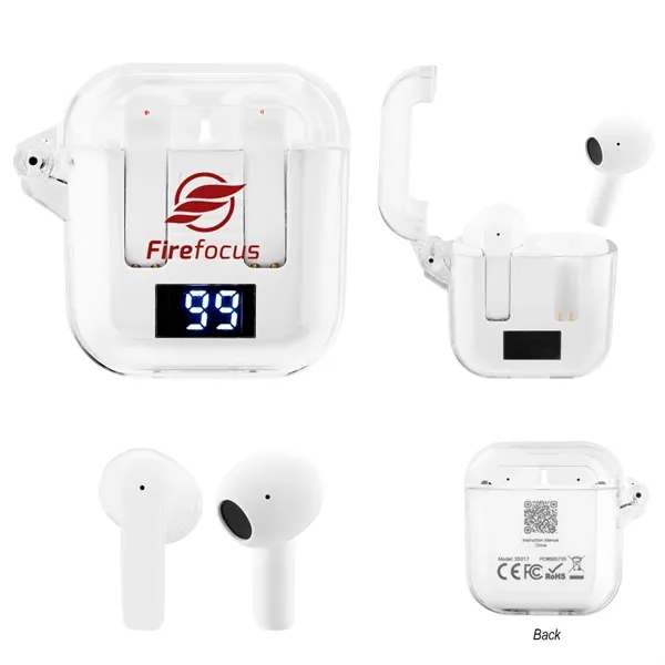 Wireless Earbuds With Digital Power Display - Wireless Earbuds With Digital Power Display - Image 1 of 1