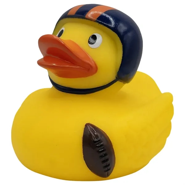 Custom Football Rubber Duck