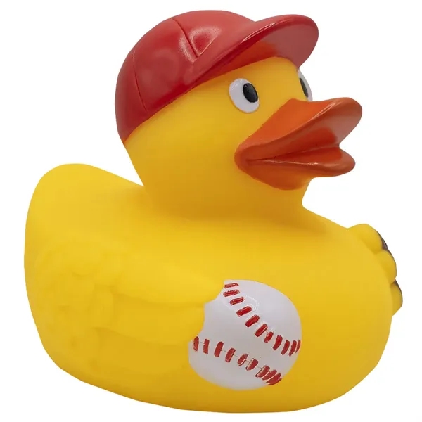 Custom Baseball Rubber Duck