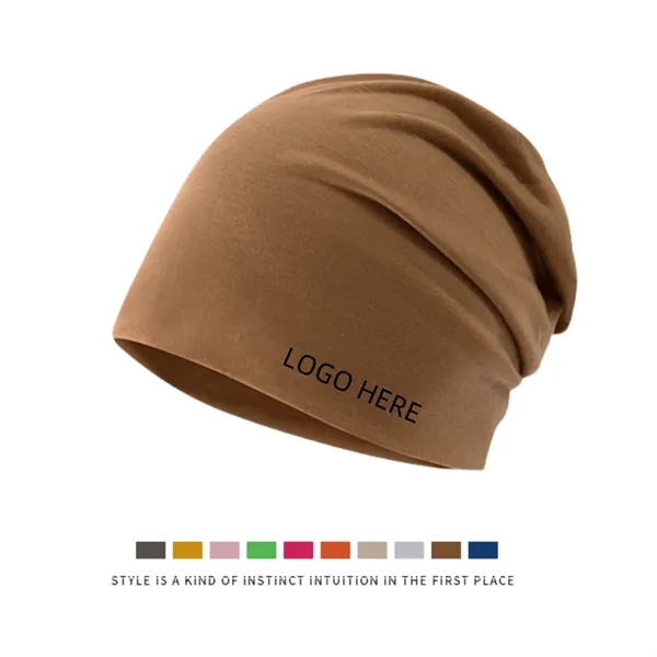 Polyester Knit Slouch Beanies - Polyester Knit Slouch Beanies - Image 0 of 1