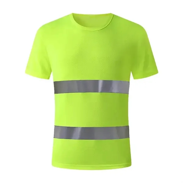 Round Neck Reflective Safe T-shirt - Round Neck Reflective Safe T-shirt - Image 3 of 10