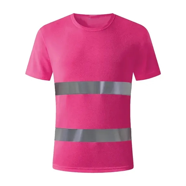 Round Neck Reflective Safe T-shirt - Round Neck Reflective Safe T-shirt - Image 5 of 10