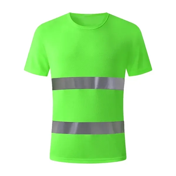 Round Neck Reflective Safe T-shirt - Round Neck Reflective Safe T-shirt - Image 6 of 10