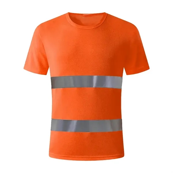 Round Neck Reflective Safe T-shirt - Round Neck Reflective Safe T-shirt - Image 7 of 10