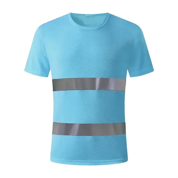 Round Neck Reflective Safe T-shirt - Round Neck Reflective Safe T-shirt - Image 9 of 10