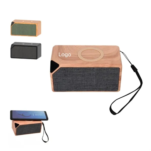 2 in1 Wireless Charger Speaker - 2 in1 Wireless Charger Speaker - Image 0 of 5