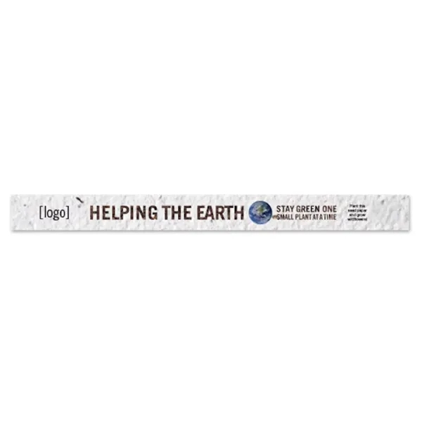 Earth Day - Seed Paper Wristband - Earth Day - Seed Paper Wristband - Image 5 of 5