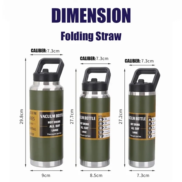20/27/37 oz Chug Cap Stainless Steel Water Bottle Cup - 20/27/37 oz Chug Cap Stainless Steel Water Bottle Cup - Image 4 of 26