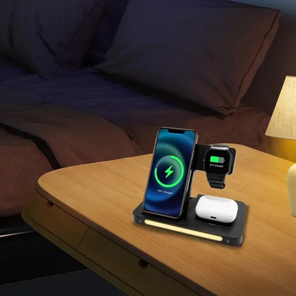 Chicago All-in-One Wireless Charger - Chicago All-in-One Wireless Charger - Image 0 of 9