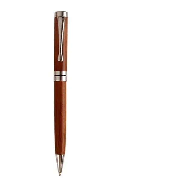 Brass and Rosewood Ballpoint Pen - Brass and Rosewood Ballpoint Pen - Image 1 of 3