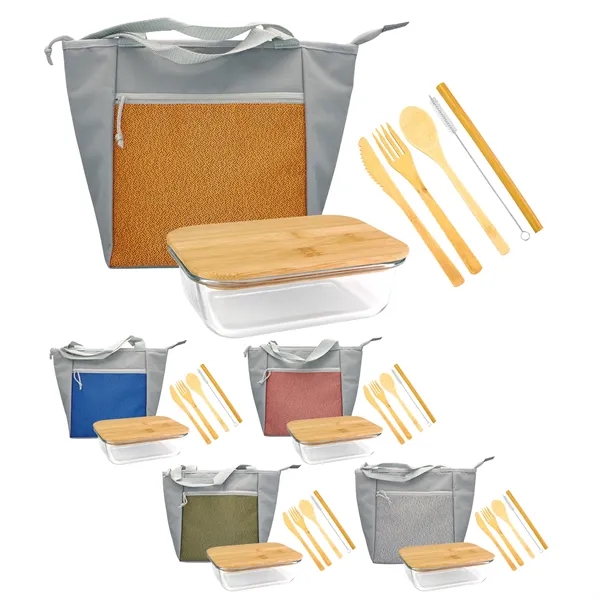 Speck Bamboo Lunch and Cutlery Tote - Speck Bamboo Lunch and Cutlery Tote - Image 1 of 13