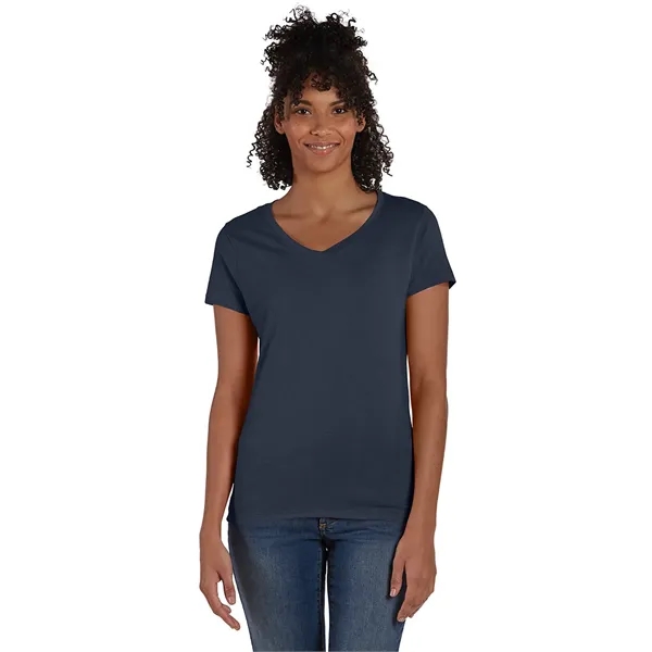 Hanes Ladies' Perfect-T Triblend V-Neck T-shirt - Hanes Ladies' Perfect-T Triblend V-Neck T-shirt - Image 26 of 63