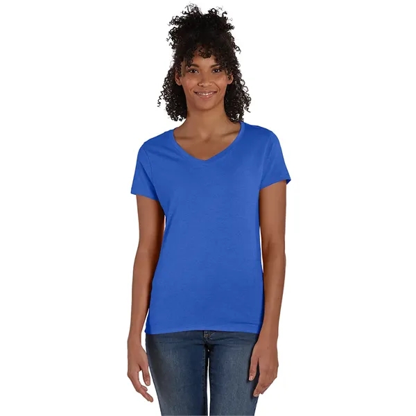 Hanes Ladies' Perfect-T Triblend V-Neck T-shirt - Hanes Ladies' Perfect-T Triblend V-Neck T-shirt - Image 32 of 63