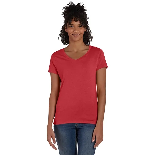 Hanes Ladies' Perfect-T Triblend V-Neck T-shirt - Hanes Ladies' Perfect-T Triblend V-Neck T-shirt - Image 35 of 63