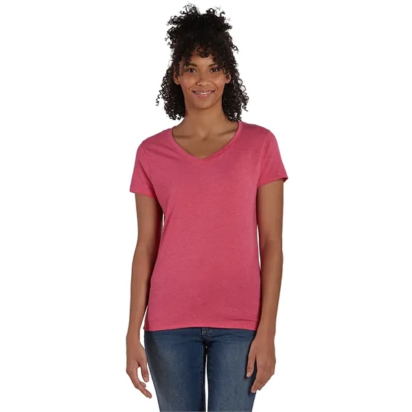 Hanes Ladies' Perfect-T Triblend V-Neck T-shirt - Hanes Ladies' Perfect-T Triblend V-Neck T-shirt - Image 37 of 63