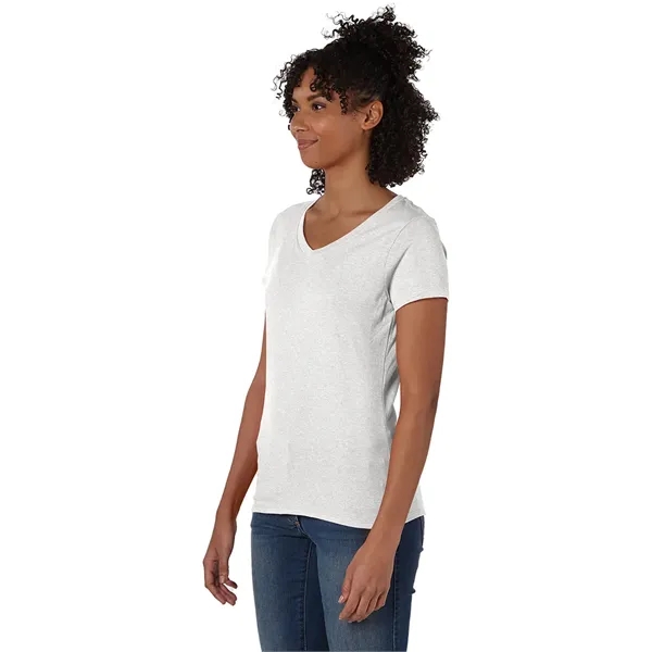 Hanes Ladies' Perfect-T Triblend V-Neck T-shirt - Hanes Ladies' Perfect-T Triblend V-Neck T-shirt - Image 63 of 63