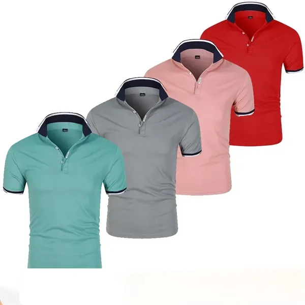 Polo Shirts Moisture Wicking Athletic Collared T-Shirt - Polo Shirts Moisture Wicking Athletic Collared T-Shirt - Image 0 of 4