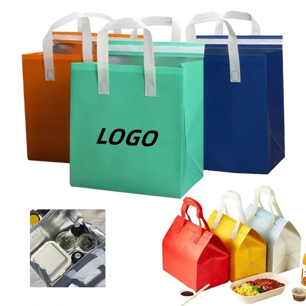 Nonwoven Aluminum Foil Insulated Tote Bag - Nonwoven Aluminum Foil Insulated Tote Bag - Image 0 of 11