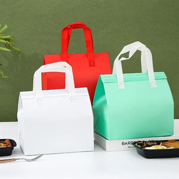 Nonwoven Aluminum Foil Insulated Tote Bag - Nonwoven Aluminum Foil Insulated Tote Bag - Image 2 of 11