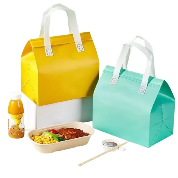 Nonwoven Aluminum Foil Insulated Tote Bag - Nonwoven Aluminum Foil Insulated Tote Bag - Image 3 of 11