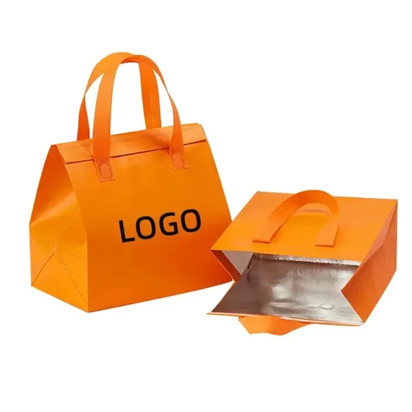 Nonwoven Aluminum Foil Insulated Tote Bag - Nonwoven Aluminum Foil Insulated Tote Bag - Image 7 of 11