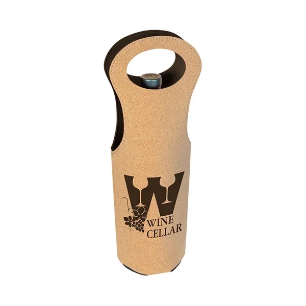 Luxury Leatherette Wine Bag - Luxury Leatherette Wine Bag - Image 7 of 8