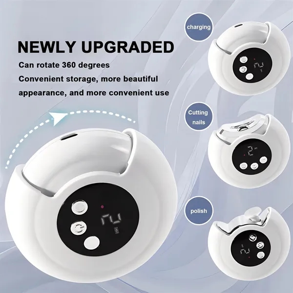 2 in 1 Electric Nail Clippers & Trimmer - 2 in 1 Electric Nail Clippers & Trimmer - Image 2 of 5