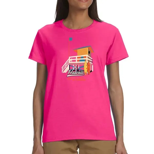 Gildan Ultra Cotton Ladies T-shirt - Gildan Ultra Cotton Ladies T-shirt - Image 9 of 25