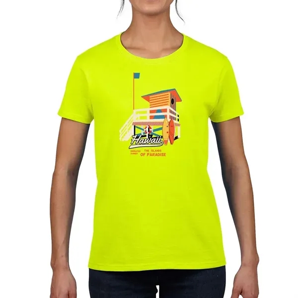 Gildan Ultra Cotton Ladies T-shirt - Gildan Ultra Cotton Ladies T-shirt - Image 21 of 25